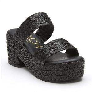 Matisse chunky black sandals